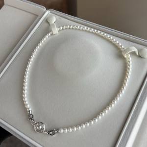 Collar de Perlas de Agua Dulce Naturales de 5-6 mm con Hebilla Universal, Joyería Natural de Moda, Cadena de Cuello Elegante, Accesorios al por Mayor - Product Image 5