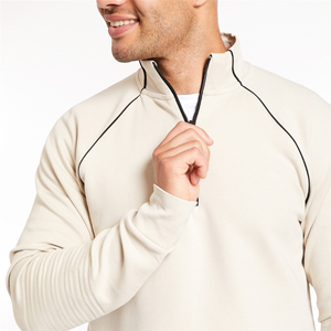 Sweat-shirts légers pour hommes à demi-zip, dotés d'un tissu respirant, d'une structure confortable, de coutures durables et d'un fermeture éclair fluide. - Product Image 6