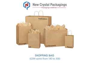 Bolsa de Papel para Compras con Impresión de Marca Personalizada, Gran Capacidad, Asa Retorcida Resistente para Comercio Diario - Product Image 2