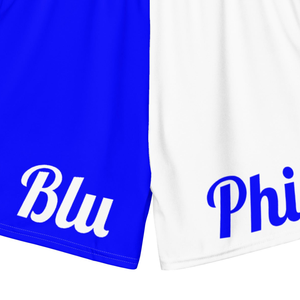 1914 Phi Beta Sigma Split Color Swim <b>Trunks</b> Blue White <b>Mens</b> Greek Letter Swim Shorts Quick Dry Athletic Fit Summer Apparel - Product Image 6