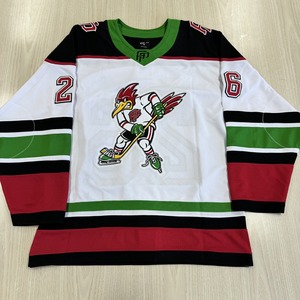 OEM Professional Polyester <b>Customized</b> Embroidery Tackle Twill Ice Hockey Jersey - Product Image 5