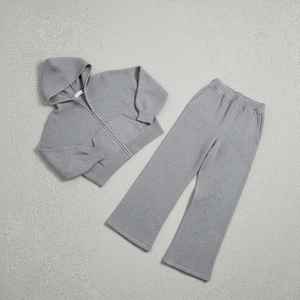 Conjunto Deportivo de Felpa de Algodón con Capucha para Mujer, Lavado Ácido, con Logotipo Personalizado, Transpirable, Antiarrugas, Estilo Urbano, del Mejor Proveedor - Product Image 3