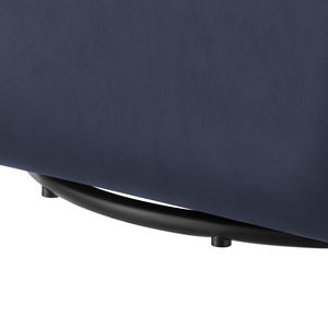 Poltrona Girevole Ardena Blu Notte, Design Elegante in Ecopelle per Arredamento Soggiorno - Product Image 5