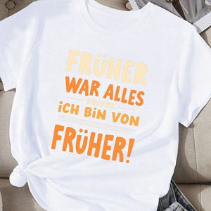 Todo solía ser mejor Camiseta cómoda para mujer - Product Image 1