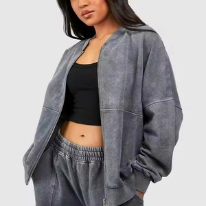 Conjunto de Sudadera con Capucha y Pantalones de Chándal de Algodón Sólido Transpirable para Mujer, Chándal Premium Personalizable, Fabricante OEM ODM - Product Image 6