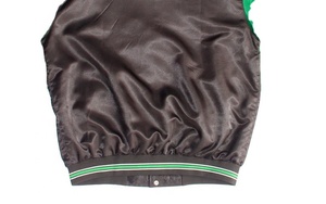 Blousons universitaires en satin OEM 2025 pour hommes – Blousons universitaires oversize en satin pour hommes – Vente en gros de blousons universitaires en satin - Product Image 4