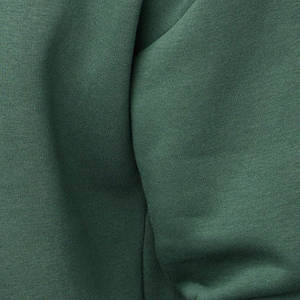 เสื้อฮู้ดดี้ผู้ชายสีเขียวป่าทรงโอเวอร์ไซส์แบบเรียบ หนานุ่ม สวมใส่สบาย มีกระเป๋าจิงโจ้ แขนยาว สไตล์สตรีท - Product Image 4