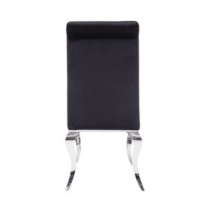 Set di 2 sedie da pranzo imbottite in tessuto - Product Image 5