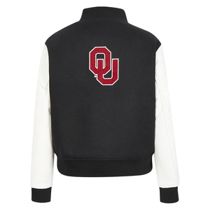 <b>Women</b> Letterman Varsity Bomber <b>Jacket</b> Fashion Supplier USA - Product Image 4