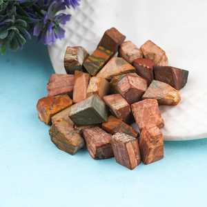 Piedras Preciosas Seleccionadas a Mano, 10 Piezas de 12-14 MM, Jaspe Natural Cherry Creek, Piedra Preciosa en Bruto, Cristal Crudo para Joyería - Product Image 1