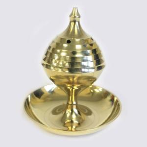 Antique Finish Handmade Brass <b>Incense</b> Burner Good Smells Fragrance Bakhoor Aroma Diffuser Table Decorative <b>Incense</b> Burner - Product Image 4