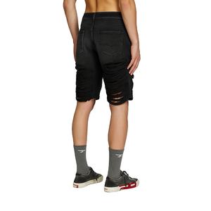 Short en jean déchiré en détresse extrême pour hommes Streetwear personnalisé Jorts déchiquetés Grunge détruit ourlet brut été Hip Hop mode - Product Image 3