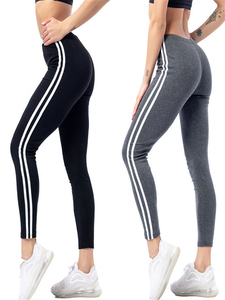 Leggings de compression évasés à taille haute et élastique pour femmes, longueur cheville, effet froncé aux fesses, pour la course et le fitness (vente en gros) - Product Image 6