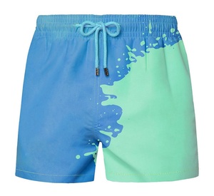 Custom Print New Style 100% Cotton <b>Mens</b> Swim <b>Trunks</b> Quick Dry Breathable Printed Gym Running Swimwear Shorts - Product Image 6