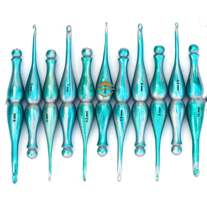 Wooden Crochet Hooks <b>Set</b> of 7 for Knitting Crocheting Sizes Engraved Rosewood Wooden Handicrafts Great Gift Item by AYAANS - Product Image 4