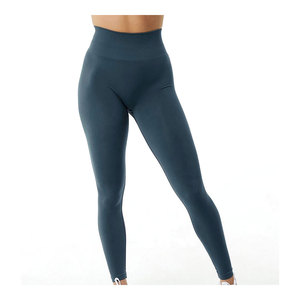 Leggings de sport pour femmes avec logo personnalisé, leggings de sport sans couture à taille haute pour la remise en forme et le yoga - Product Image 4