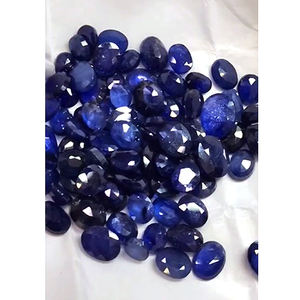พลอยไพลินบลูแซฟไฟร์ธรรมชาติจากกรุงเทพฯ 83 เม็ด ขนาด 8 มม.-14 มม. รูปทรงวงรีเหลี่ยมเพชรพลอย น้ำหนักรวม 306 กะรัต ขายส่ง Iroc คุณภาพสูง เจียระไนด้วยความร้อน บรรจุในกล่อง ราคา 123 ดอลลาร์สหรัฐ - Product Image 3