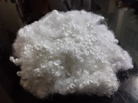 Fibres discontinues de polyester à bas prix 7D HCS Fibre de polyester blanche pour oreillers de coussin de canapé et remplissage de jouets