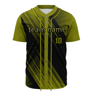 Maillot de baseball brodé personnalisé pour homme, haute qualité, vente en gros, collection 2026 - Product Image 1