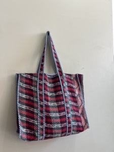 Handmade Vintage Reversible Kantha Tote <b>Bag</b> Shoulder Carry <b>Bag</b> <b>Boho</b> Quilted Shopping <b>Bag</b> - Product Image 3