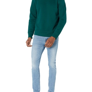 Sweat-shirts d'hiver pour hommes de haute qualité, 100% coton, respirants, unis, sans motifs, pull-over, écologiques - Product Image 5