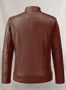 Customized Professional Design Men's Fashion Leather Jackets-Winter Waterproof Windproof Breathable <b>Covered</b> <b>Button</b> Casual High - Product Image 3