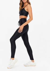 Ensemble de yoga premium pour femme : Leggings taille haute à cordon de serrage et brassière de sport assortie – Tenue de sport respirante, extensible, écologique et à séchage rapide - Product Image 3