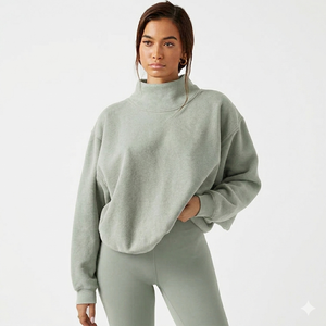 Pull à col montant surdimensionné pour femme, au confort optimal et au style avant-gardiste - Product Image 5