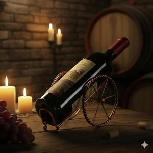 Porte-bouteilles à vin en métal élégant pour table à manger et décoration de bar d'hôtel – Ajoute un style luxueux aux comptoirs de bar d'hôtel - Product Image 2