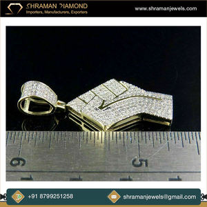 Excellent Unisex 10K <b>Solid</b> Yellow <b>Gold</b> Custom Hiphop Fist <b>Pendant</b> VVS Moissanite Diamond Iced Out Jewelry Gift Idea - Product Image 6