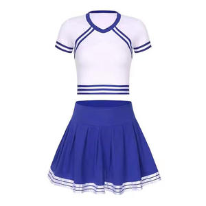 Nouvelles tenues de pom-pom girl roses à la mode, à manches longues, respirantes, pour filles et adultes, pour la danse - Product Image 4