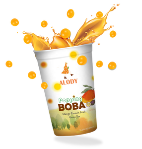 Bebida de verano de Taiwán con certificación Halal Ice Mango Popping Boba Bubble Tea Passion Green Tea Jugo con sabor a fruta Jarabe Tapioca - Product Image 3