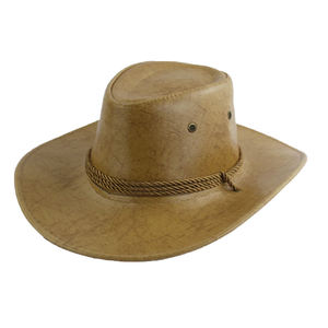 Sombrero Vaquero de Cuero Genuino de Primera Calidad, Hecho a Mano, Estilo Occidental, para Uso Diario y de Viaje - Product Image 2