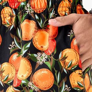 กางเกงขาสั้นว่ายน้ำสำหรับผู้ชายกางเกงว่ายน้ำแนวสตรีทสูงแห้งเร็วเอวยางยืดเสื้อผ้าชายหาดมีตาข่ายซับในกระเป๋าฤดูร้อนงานตามสั่ง - Product Image 4