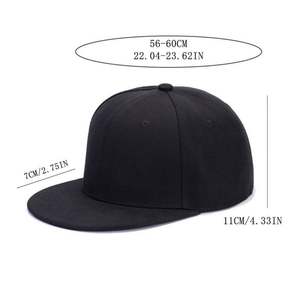 Gorra Deportiva Personalizada con Bordado 3D, Gorra Snapback Plana con Visera Plana, Gorras Snapback Ajustables Personalizadas de Estilo Hip Hop - Product Image 3