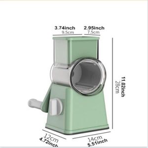 Affettatrice Multiuso Premium per Verdure: Taglia, Trita e Julienne Senza Sforzo, Include Pratico Contenitore Interno - Product Image 2