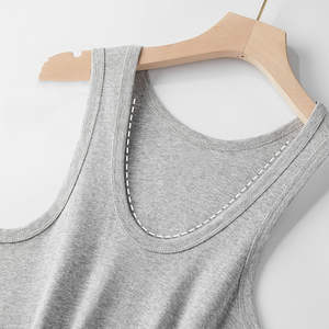 Nueva Camiseta sin Mangas de Algodón para Hombre, Deportiva de Verano, 100% Algodón, Camiseta Interior sin Mangas para Hombres de Mediana Edad y Mayores, Camiseta Interior Transpirable - Product Image 3