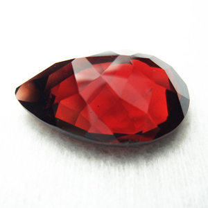 PDM Gems Best Seller Garnet Pear Cut Loose Gemstone Single Piece 17 Carats 15x20mm Pierre Rouge Naturelle Pour Bijoux Personnalisés - Product Image 2