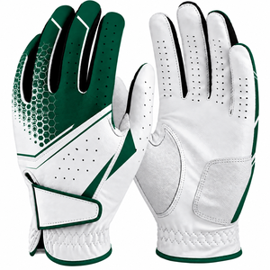 Guantes de golf de cuero Cabretta antideslizantes, compatibles con pantallas táctiles, personalizables, unisex. - Product Image 3