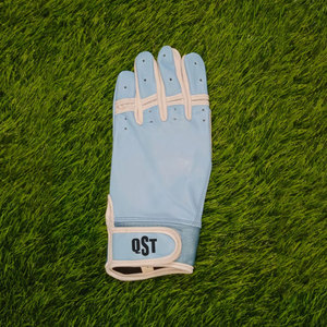 Custom Logo Design Breathable Durable PVC Rubber Plain Full Finger Non-Slip Ambidextrous Eco-Friendly <b>Baseball</b> Batting Gloves - Product Image 4