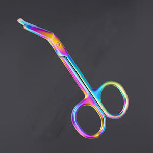 Ciseaux à pansements médicaux en acier inoxydable avec embout de sécurité pour la coupe de pansements et les soins aux patients - Product Image 5
