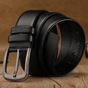 Cinturón Casual de Moda Estilo Coreano para Hombre, Cinturón de Cuero PU Simple al por Mayor para Hombre - Product Image 1