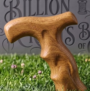 Handcrafted Wooden <b>Walking</b> <b>Stick</b> Natural <b>Carved</b> Handle Rustic Design Durable Home Decor - Product Image 1