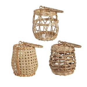 Best Selling Water Hyacinth <b>Candle</b> Holders, Vietnam Eco Friendly <b>Candle</b> Holders, Handcrafted <b>Lanterns</b> for Vietnam Factory - Product Image 3