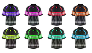 OEM Working Polo Shirt High Visibility Safety Workwear <b>for</b> <b>Construction</b> Industrial Road Outdoor Workers Lightweight Cotton Blend - Product Image 6