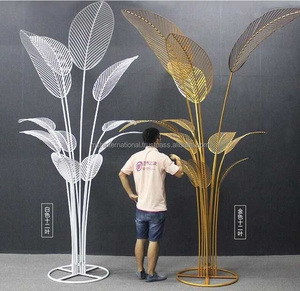 อุปกรณ์ประกอบฉากงานแต่งงาน,ขาตั้งรูปใบตองเหล็กสำหรับตกแต่งงานปาร์ตี้ - Product Image 2