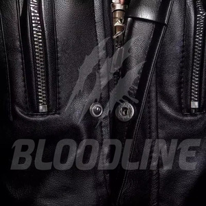 Men's Black PU <b>Leather</b> Moto <b>Jacket</b> Slim Fit Stand Collar Zipper Closure <b>Long</b> Sleeve Solid Color Autumn Wear - Product Image 6