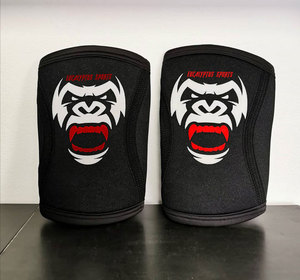 Factory-Made Custom Elastic Knee Sleeve 5mm 7mm <b>Neoprene</b> Core Powerlifting Weightlifting Gym Squatting Protection Fitness - Product Image 6