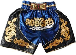 OEM Custom Design Professional Competition Muay Thai Shorts | Durable Side Slit Boxing <b>Trunks</b> for Training & Fighting - Product Image 5