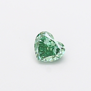 Diamante Cultivado en Laboratorio de 0.25 Quilates, Corte Corazón, Verde Intenso, Certificado VS1, CVD, Diamante Suelto al por Mayor para Joyería - Product Image 1